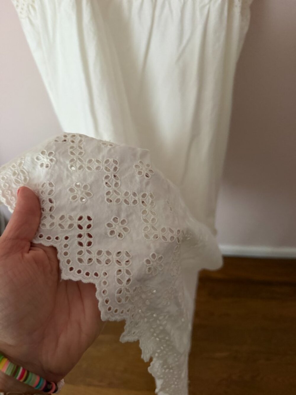 Doen White Eyelet Nightgown Dress - Picture 3 of 7